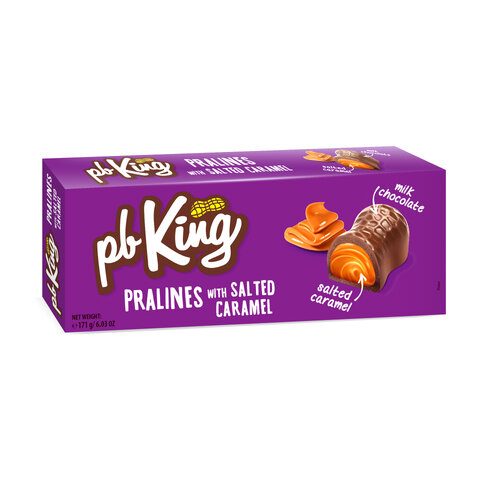 BERGEN PRALINES SLANÝ KARAMEL 181G