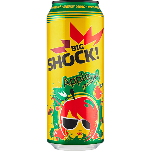 BIG SHOCK APPLE 500ML PLECH