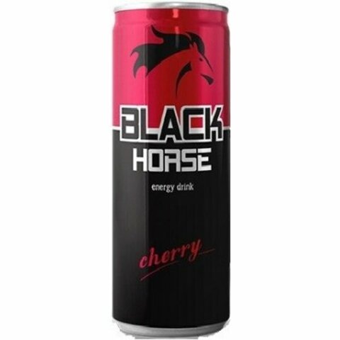 BLACK HORSE ENERGY DRINK CHERRY 250ML