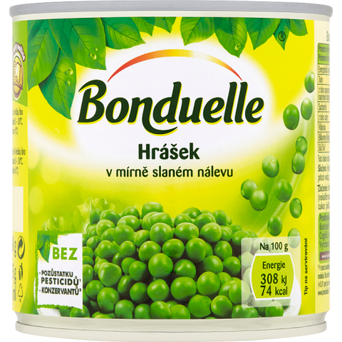 BONDUELLE HRÁŠEK 410G/PP265G