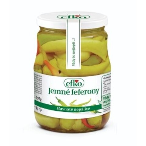 EFKO JEMNÉ FEFERONY ŠTAVNATÉ NEPÁLIVÉ 600G/PP295G