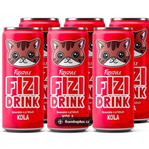 FIZE DRINK LIMONÁDA S KOLA 250ML