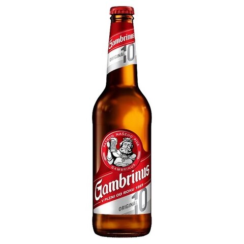 GAMBRINUS ORIGINÁL 10° 500ML VR SKLO