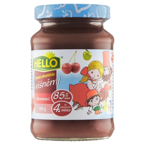 HELLO DĚTSKÁ VÝŽIVA S VIŠNĚMI 190G