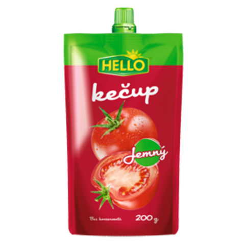 HELLO KEČUP JEMNÝ KAPSIČKA 200G