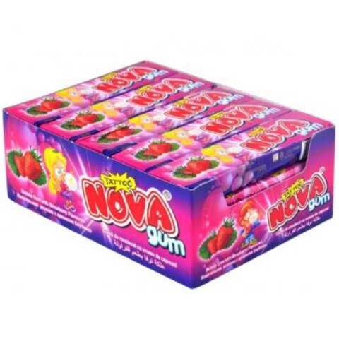 NOVA GUM JAHODA 18G