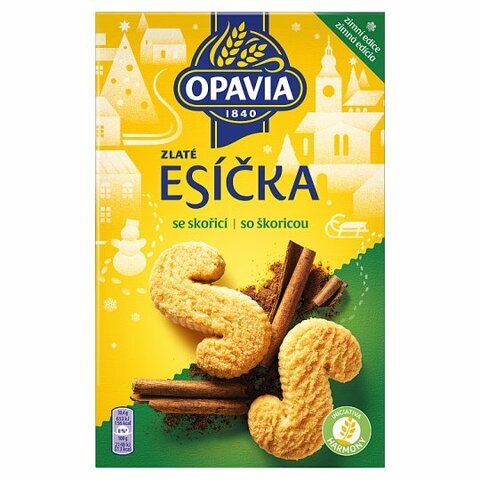OPAVIA ZLATÉ ESÍČKA SE SKOŘICÍ 220G
