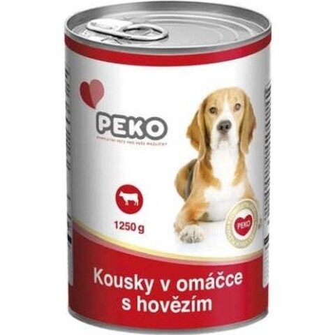 PEKO KOUSKY V OMÁČCE S HOVĚZÍM 1240G