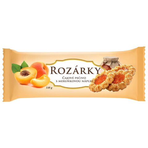 ROZÁRKY S MERUŇKOVOU NÁPLNÍ 140G