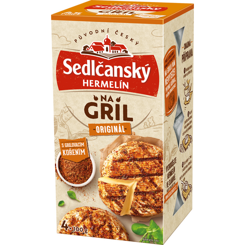 SEDLČANSKÝ HERMELÍN NA GRIL + KOŘENÍ 4X100G