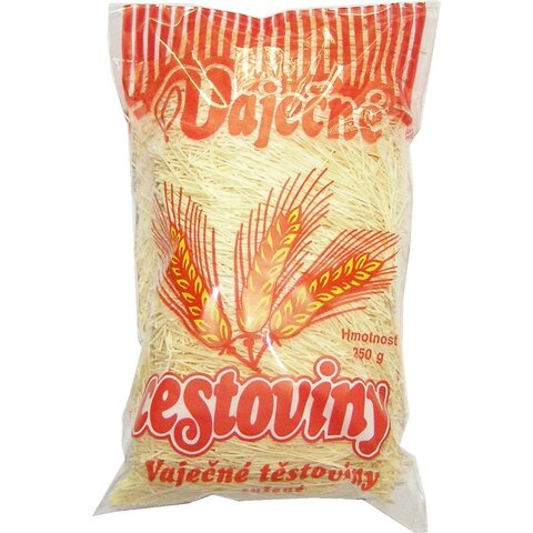 SUŠENÉ VAJEČNÉ TĚSTOVINY 250G
