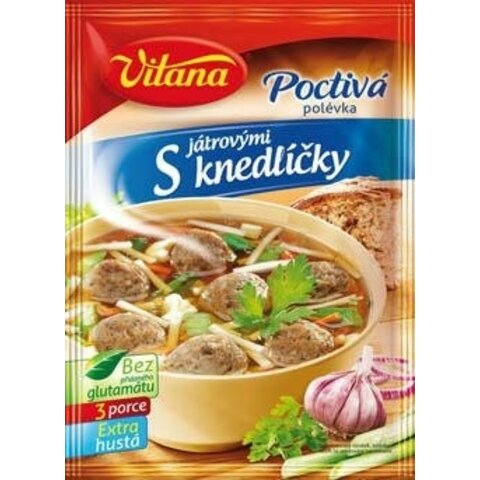 VITANA POLÉVKA S JÁTROVÝMI KNEDLÍČKY 92G