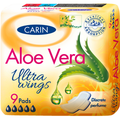 CARIN ULTRA WINGS ALOE VERA 9KS