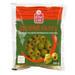 FINE LIFE OLIVY ZELENÉ S PAPRIKOVOU PASTOU 195/80G