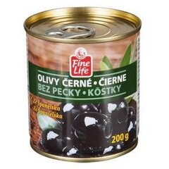 FL OLIVY ČERNÉ 200G/PP75G