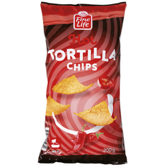 FL TORTILLA CHIPS HOT 200G