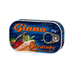 GIANA SARDINKY VE SLA. NÁLEVU A ROST. OLEJ S CHILLI 125 G