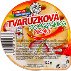 GURMÁN KLUB TVARŮŽKOVÁ POMAZÁNKA PIKANT 120G