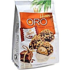 HAPPY ORO CARAMEL WAFERS 140G