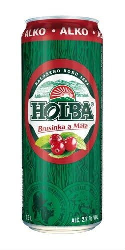 HOLBA BRUSINKA S MÁTOU OCHUCENÉ PIVO 2,2% PLECH 500ML
