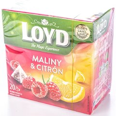 LOYD ČAJ PYRAMIDOVÝ MALINA A CITRON 40G